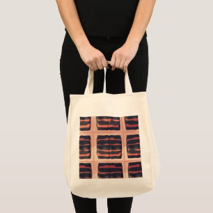 Lava Stripe Öko Lebensmittelgeschäft Tasche