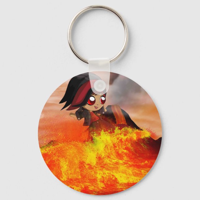 Lava Surfer Schlüsselanhänger (Vorderseite)