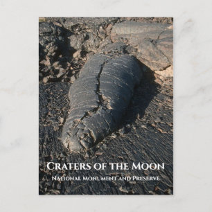 Lava Toe, Krater des Mondes, Idaho Postkarte