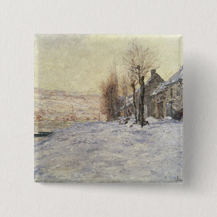 Lavacourt unter Schnee, c.1878-81 Button