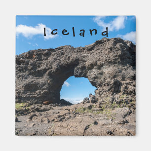 Lavafenster bei Dimmuborgir, Gebiet Myvatn - Islan Magnet