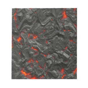 Lavahintergrund Notizblock