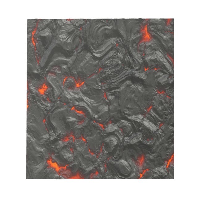 Lavahintergrund Notizblock (Vorderseite)