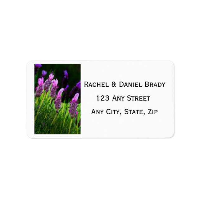 Lavande, Amour & Dévotion, Étiquette Mariage (Devant)