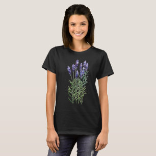 Lavande, aquarelle peinte T-shirt