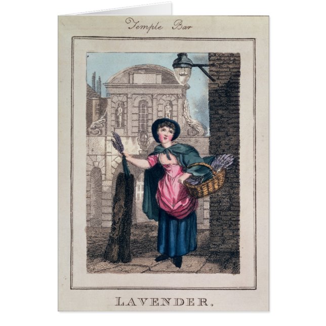 Lavande, barre de temple, des 'cris de London (Devant)