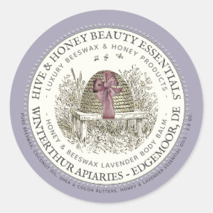 Lavande de Étiquette de bain de haut de gamme avec