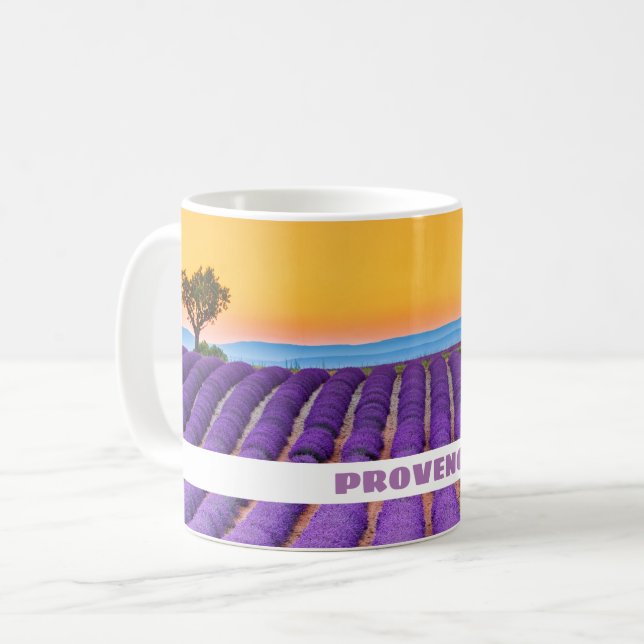 Lavande en Provence voyage mug (Devant gauche)