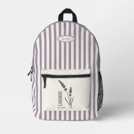 Lavande est. Nature Bedruckter Rucksack