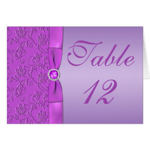 Lavande et carte pourpre de nombre de Tableau