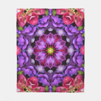 Lavande et couverture rose d'ouatine de mandala de