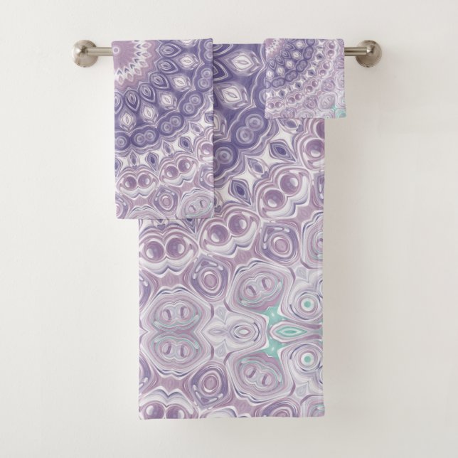 Lavande et Lilac Mandala Motif (En situation)