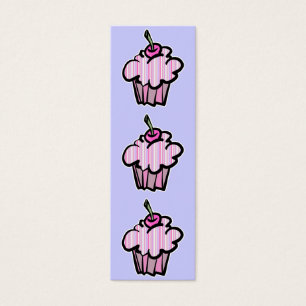 lavande et rayures roses signet cupcake