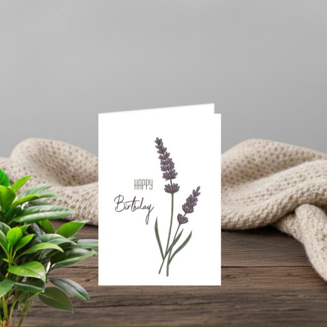 Lavande flowers karte (Von Creator hochgeladen)