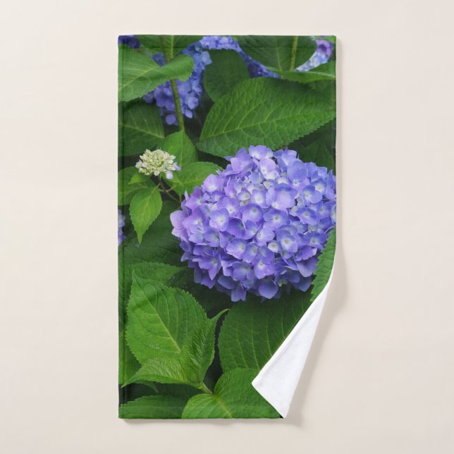Lavande Hydrangea (Serviette à main)