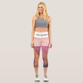 Lavander Capri Leggings