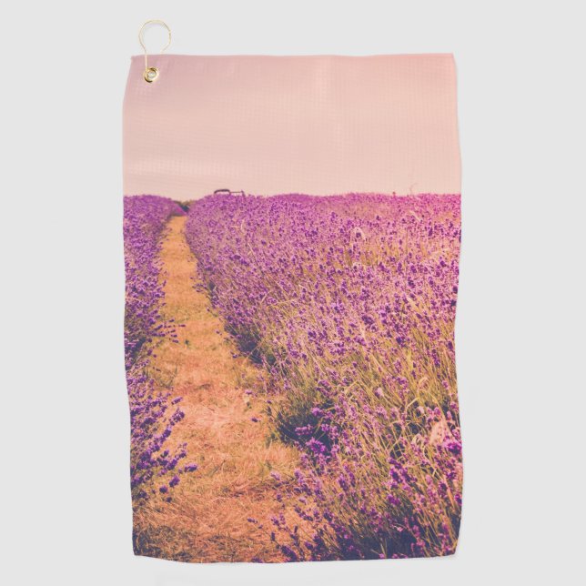 Lavander Golfhandtuch (Vorderseite)