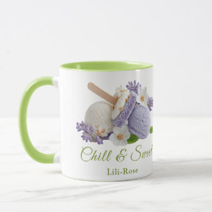 Lavander Ice Cream Sandwich Day Tasse