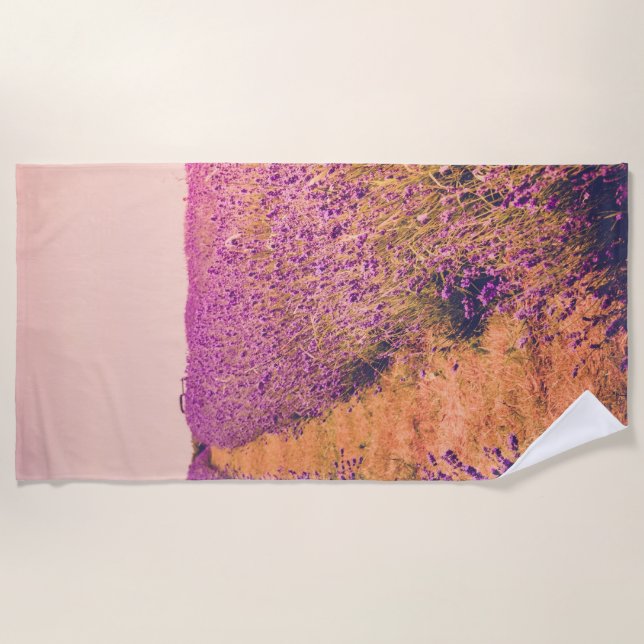Lavander Strandtuch (Vorderseite)