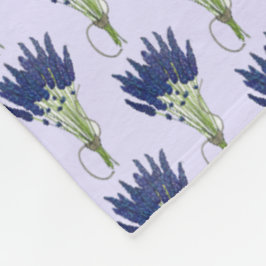 Lavandula Lavender Bunch Kraut Lila Blumengarten Fleecedecke