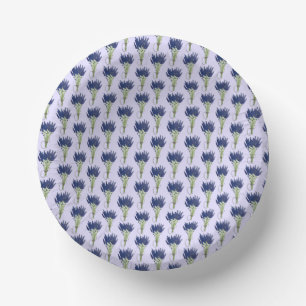 Lavandula Lavender Bunch Kraut Lila Blumengarten Pappteller