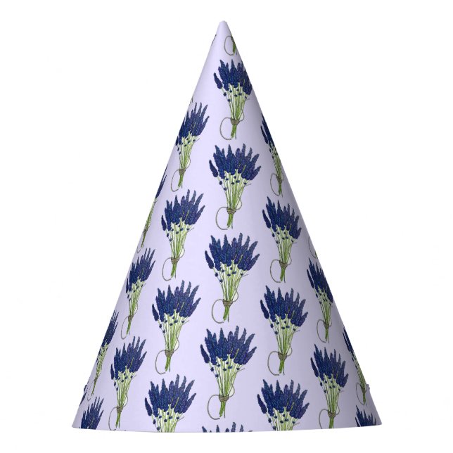 Lavandula Lavender Bunch Kraut Lila Blumengarten Partyhütchen (Vorderseite)
