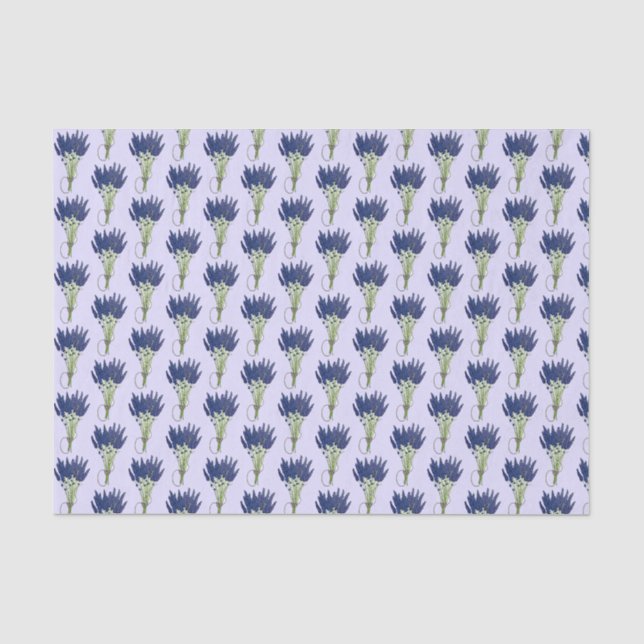 Lavandula Lavender Bunch Kraut Lila Blumengarten Seidenpapier (Vorderseite)