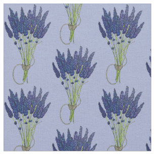 Lavandula Lavender Bunch Kraut Lila Blumengarten Stoff