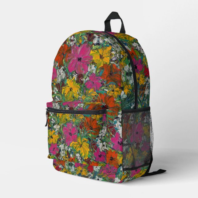 Lavanya Backpack Bedruckter Rucksack (Rückseitige Ecke Rechts)