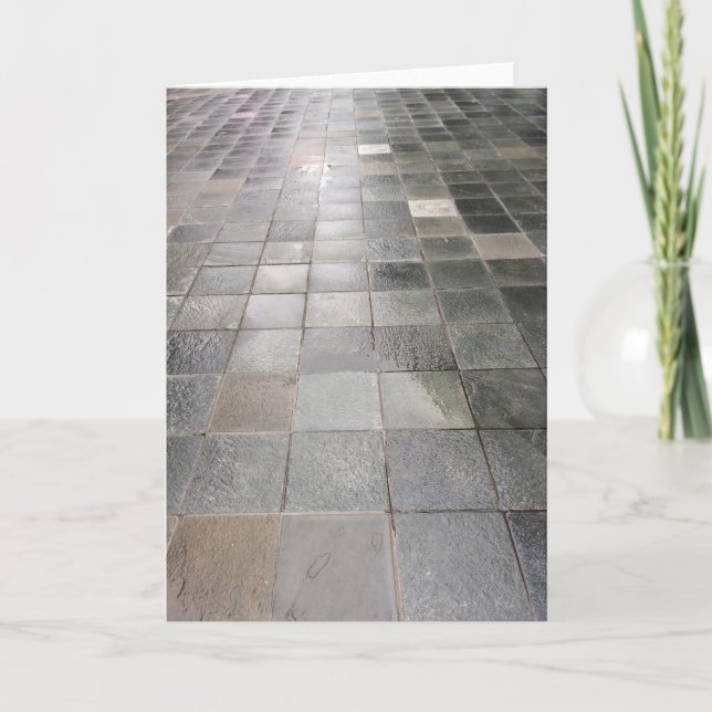 Lavé à la pluie, carte (Devant)