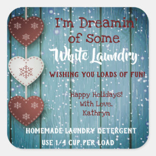 Lave-linge fait maison détergent Étiquette personn