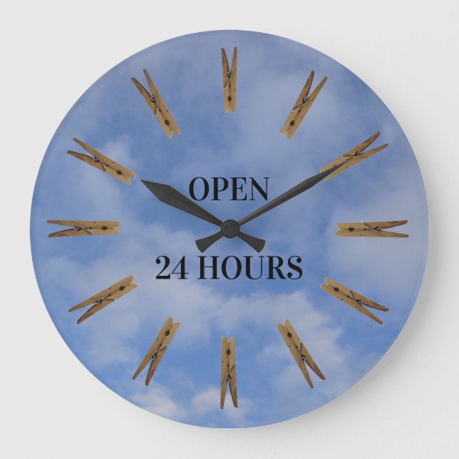 Lave-linge Heures Signaler Grande Horloge (Recto)