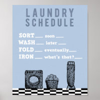 Lave-linge Lave-linge Plier à sec Poster du ménage