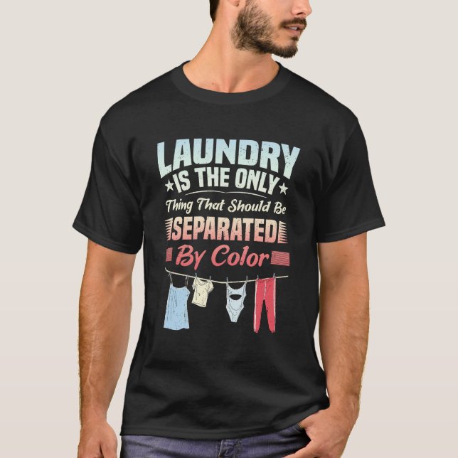 Lave-linge séparée par T-shirt couleur anti-racism (Devant)