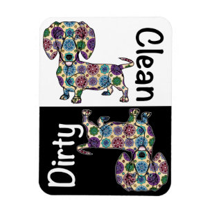 Lave-vaisselle Dachshund Magnet