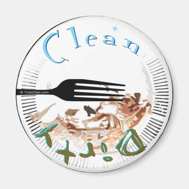 Lave-vaisselle en plaque sale Magnet (Devant)