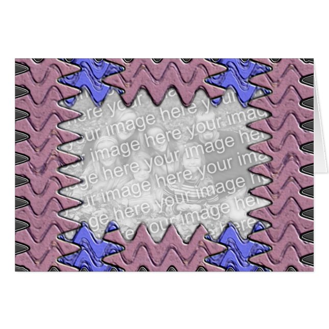 Lavendar et cadre bleu de photo (Devant horizontal)