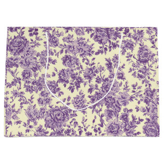 Lavendar Roses Große Geschenktüte