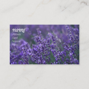 Lavendel 25 visitenkarte