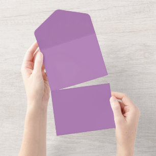 Lavendel #AD7682, Pastel Lila All In One Einladung