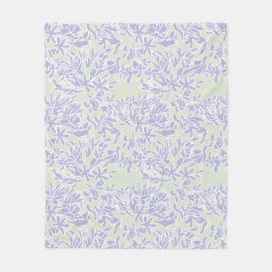 Lavendel Agapanthus-Blüten-Salbei grün Fleecedecke