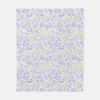 Lavendel Agapanthus-Blüten-Salbei grün Fleecedecke