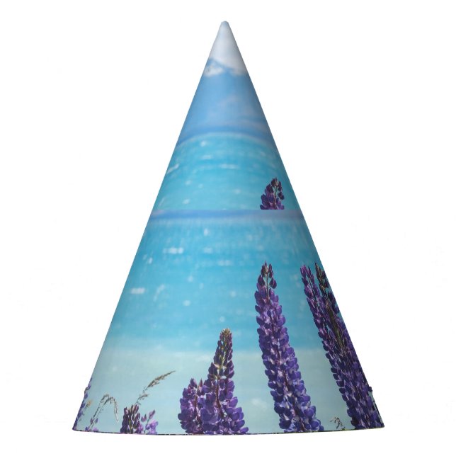 Lavendel am Seeufer Partyhütchen (Vorderseite)