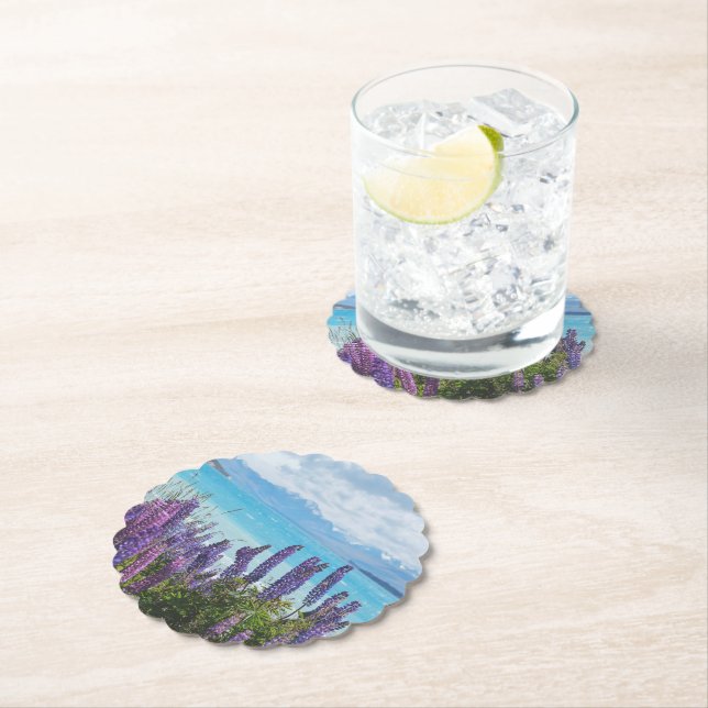 Lavendel am Seeufer Untersetzer (Vor Ort)