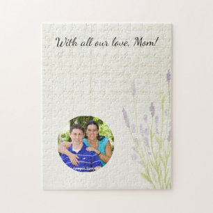 Lavendel-Anbau Vintage-Handschrift Muttertag