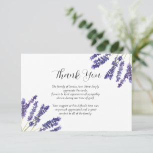 Lavendel Anteilnahme Blumen Trauer Danke Einladung