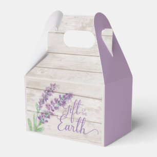 Lavendel-Aquarell u. Holz-Öl-Klassen-Ausrüstung Geschenkschachtel