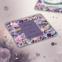 Lavendel Aquarell Wildblume Grünpflanzen