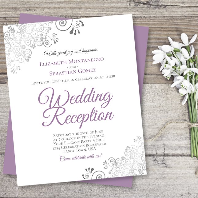 Lavendel auf der White Wedding Reception BUDGET Ei (Von Creator hochgeladen)