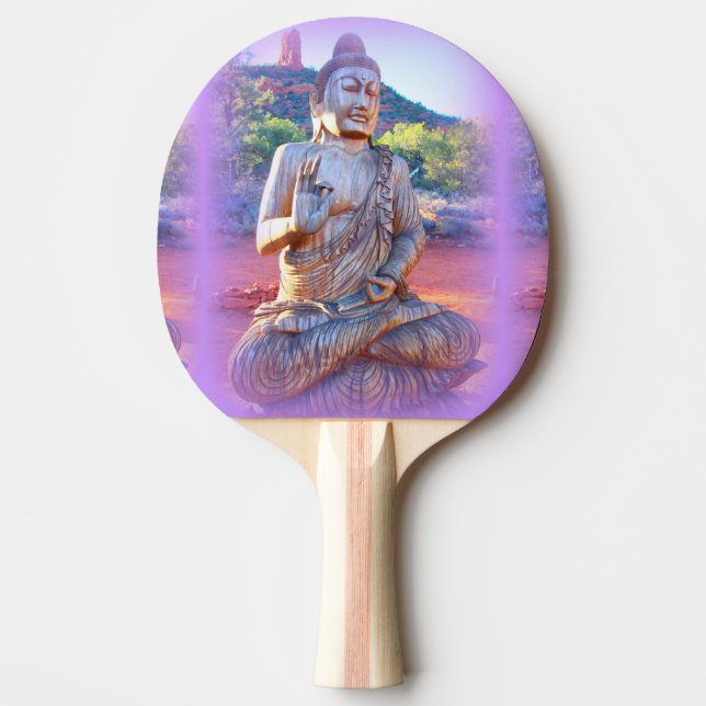 Lavendel aura buddha tischtennis schläger (Vorderseite)